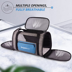 BurgeonNest quatre-fenêtres ventilées assurent air frais et surveillance.