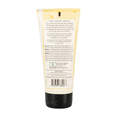 BURT'S BEES FOR PETS Care Plus+—application douce pour pattes et nez.