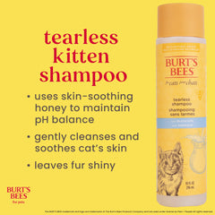 Pele de chaton éclatante après le soin Burt's Bees.