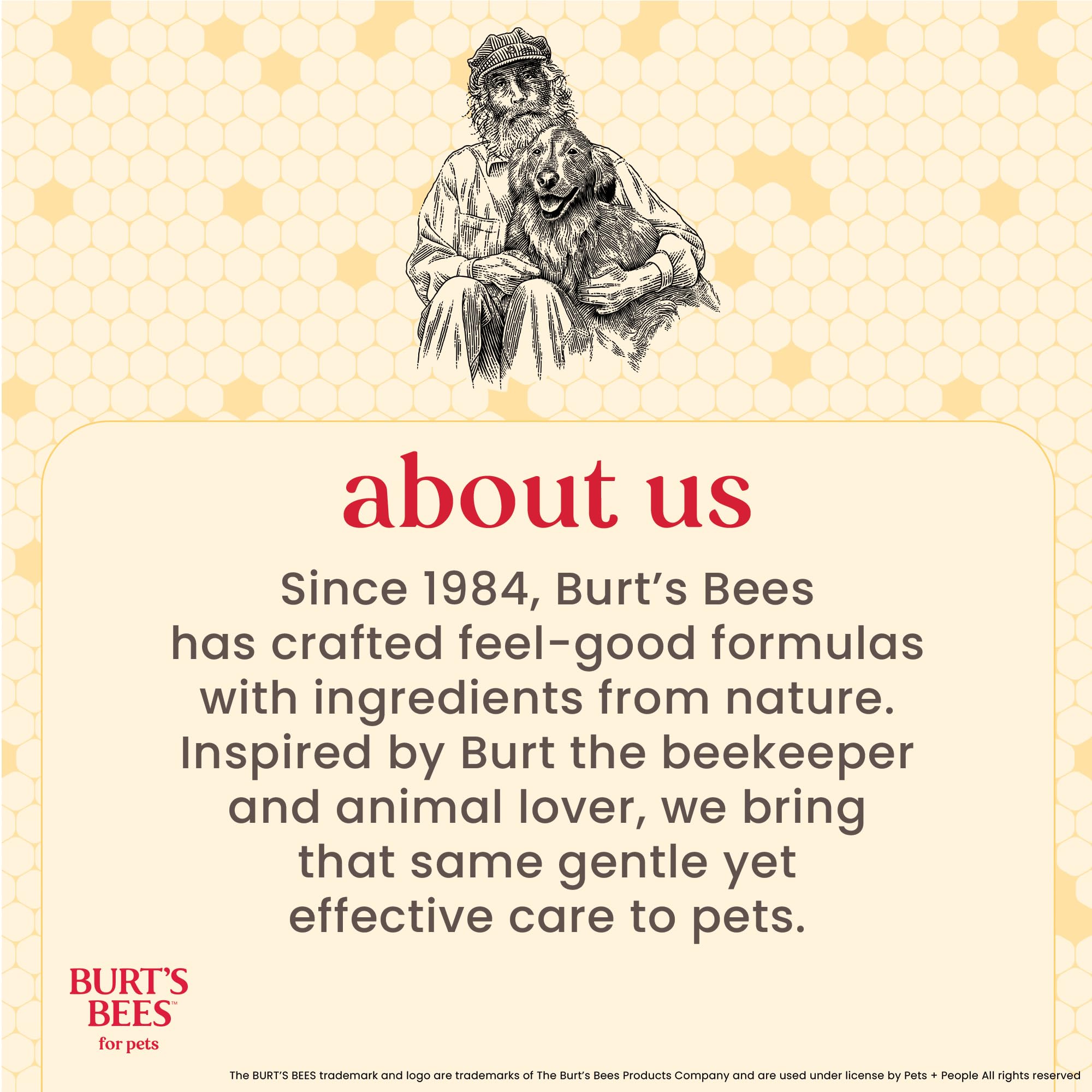 BURT'S BEES POUR ANIMAUX usage quotidien soin chien