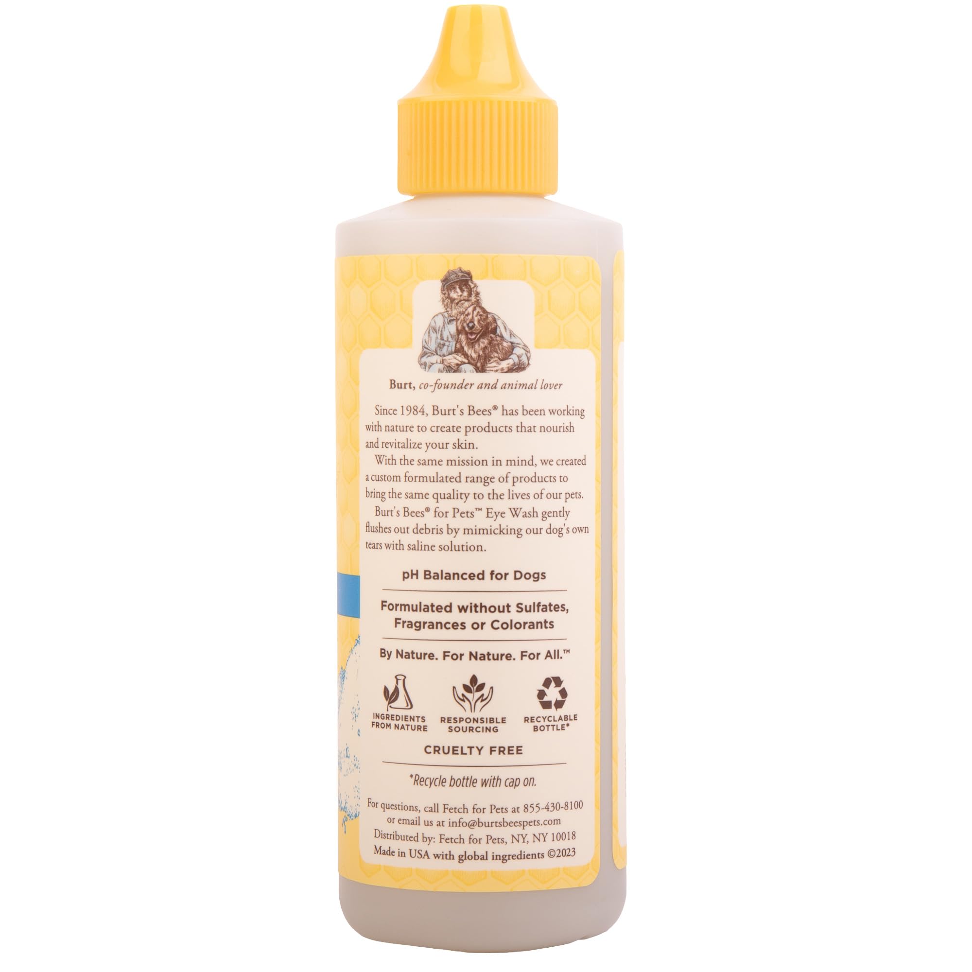 BURT'S BEES FOR PETS routine quotidienne à domicile pour chiens.