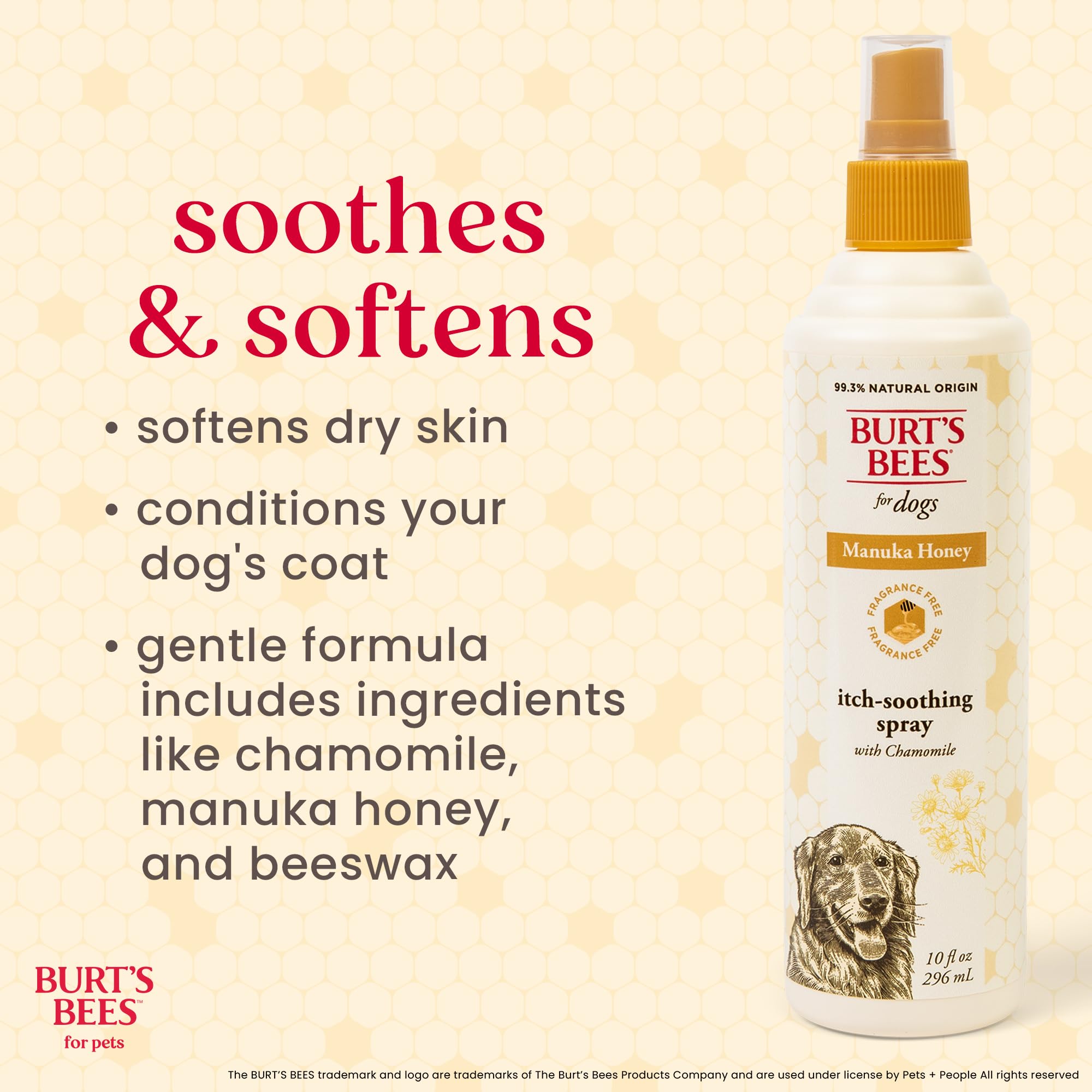 BURT'S BEES POUR ANIMAUX huile Manuka améliore le bien etre cutané