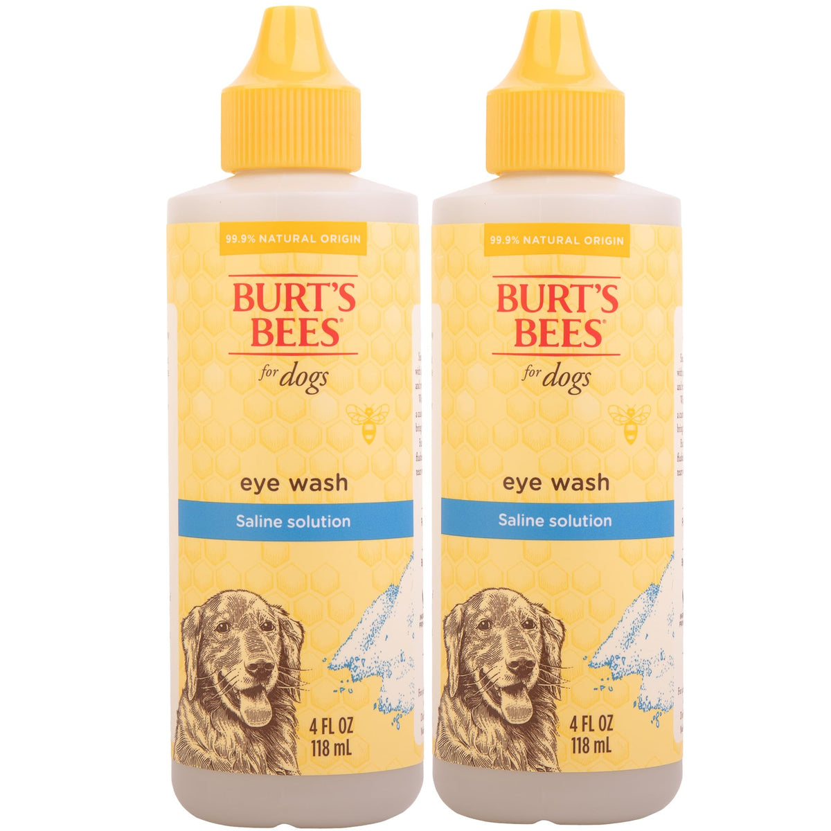 BURT'S BEES FOR PETS – bouteille rince-yeux eau saline pour chiens et chiots.