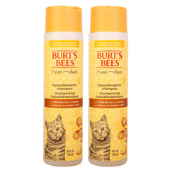 BURT'S BEES FOR PETS – Shampoing hypoallergénique pour chats, bouteille prête au bain.