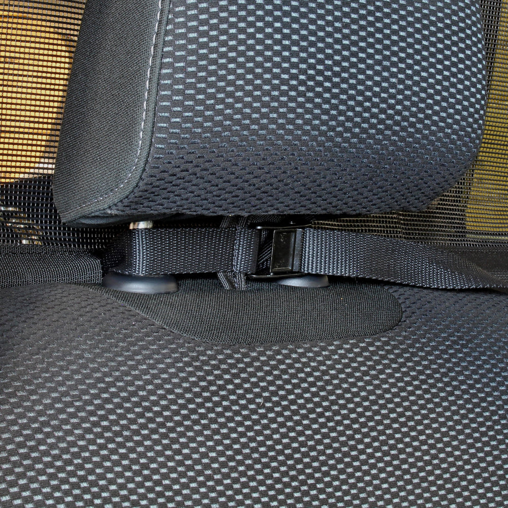 Barrière Bushwhacker installation rapide et stable, même sur routes irrégulières.