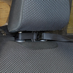 Barrière Bushwhacker installation rapide et stable, même sur routes irrégulières.