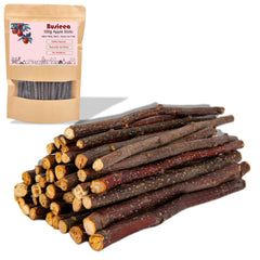 Busieea bâtons pommes naturels pack mini, prêt à l’emploi pour petits animaux.