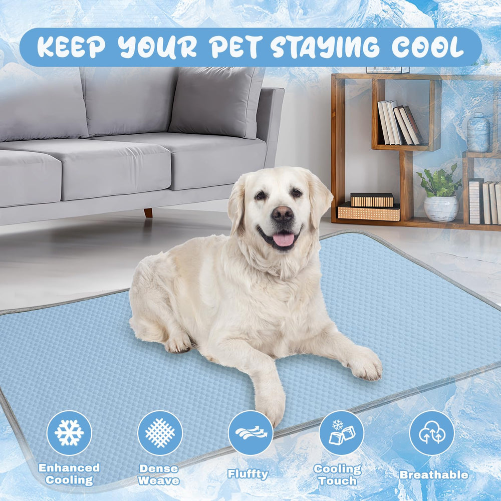 Tapis froid Buvlnee pour chien, dos, surface douce et confortable