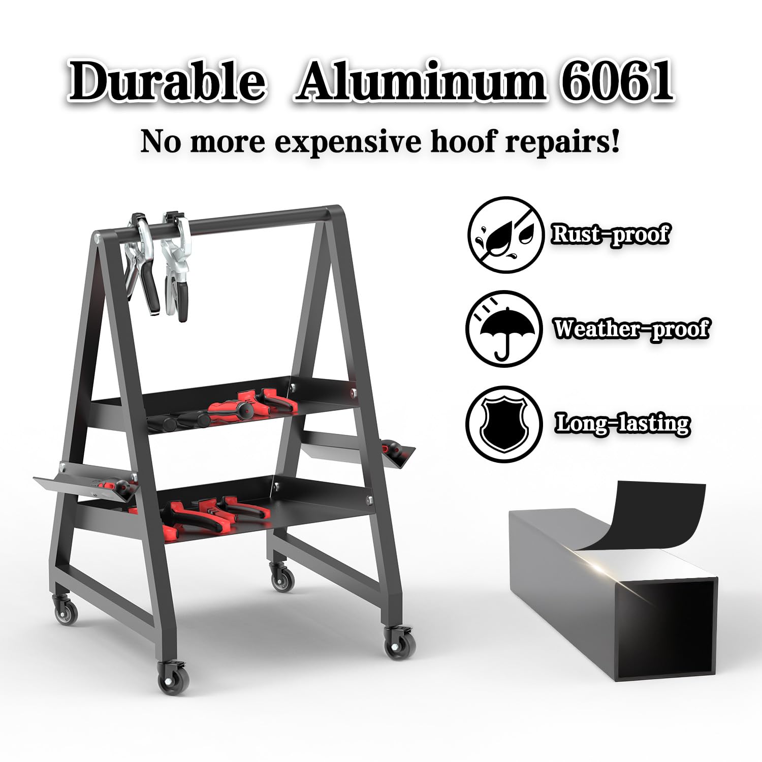 BUYYAH supports rasp doubles pour rangement et accessibilité.
