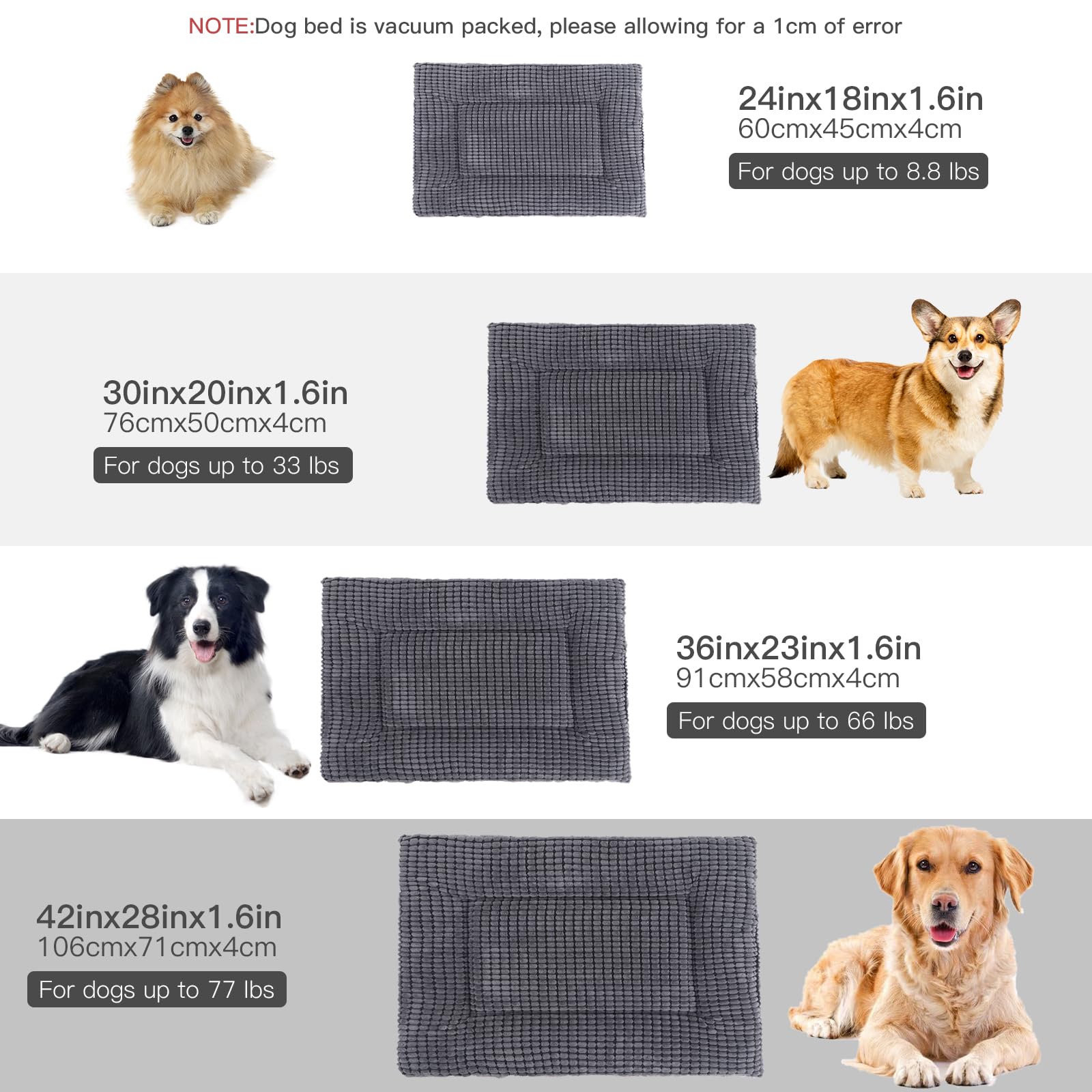 BVAGSS taille 24x18 adaptée petits chiens, confort sûr.