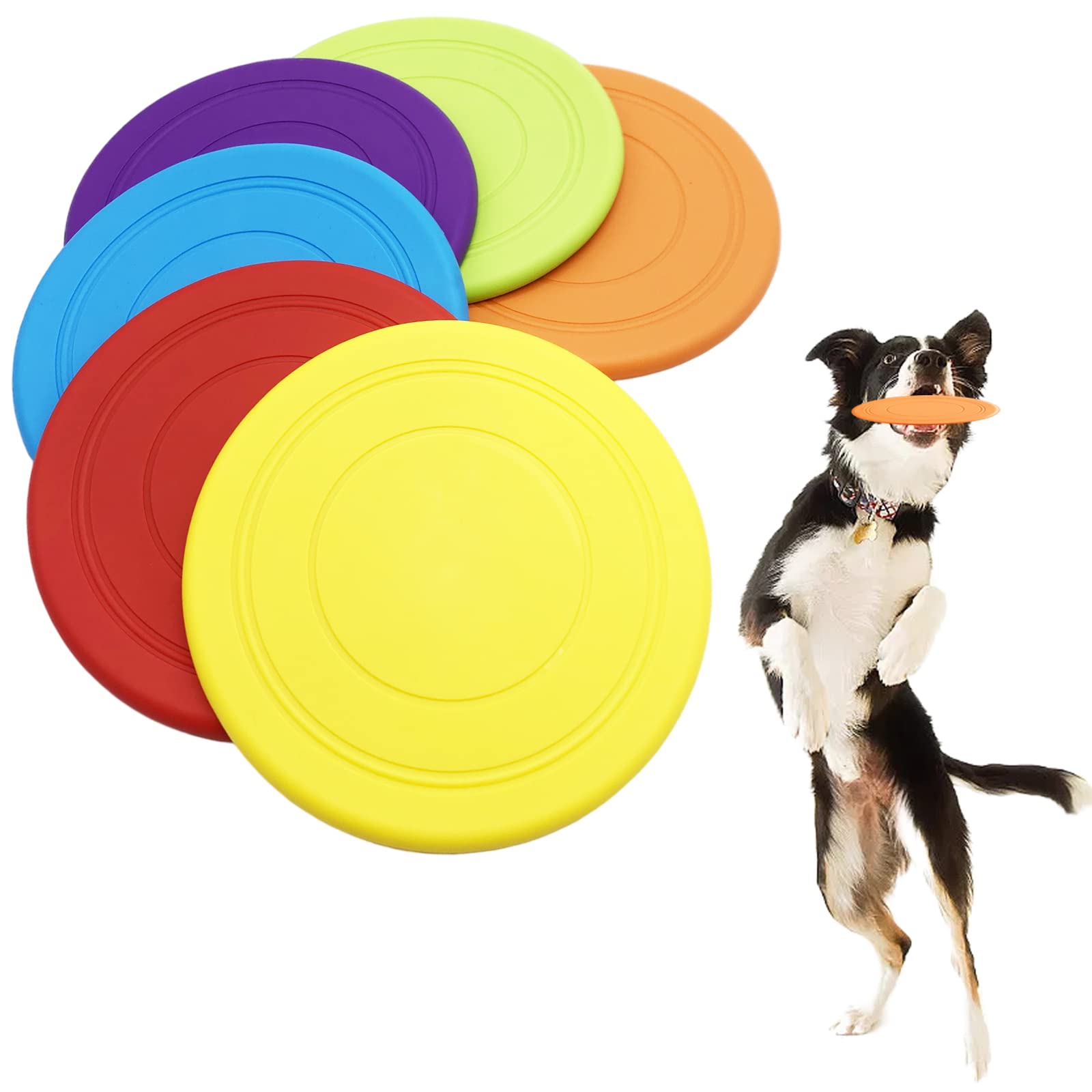 Disque volant pour chien Bvrbaory doux et sûr, parfait pour jeux extérieurs avec votre chien.