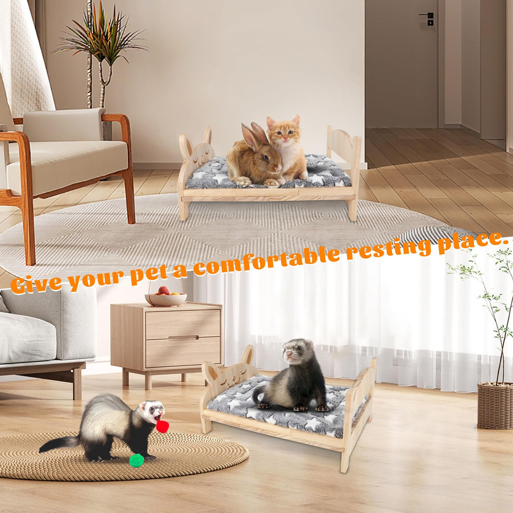 BWOGUE accessoire décoratif en forme de lapin qui enrichit l habitat
