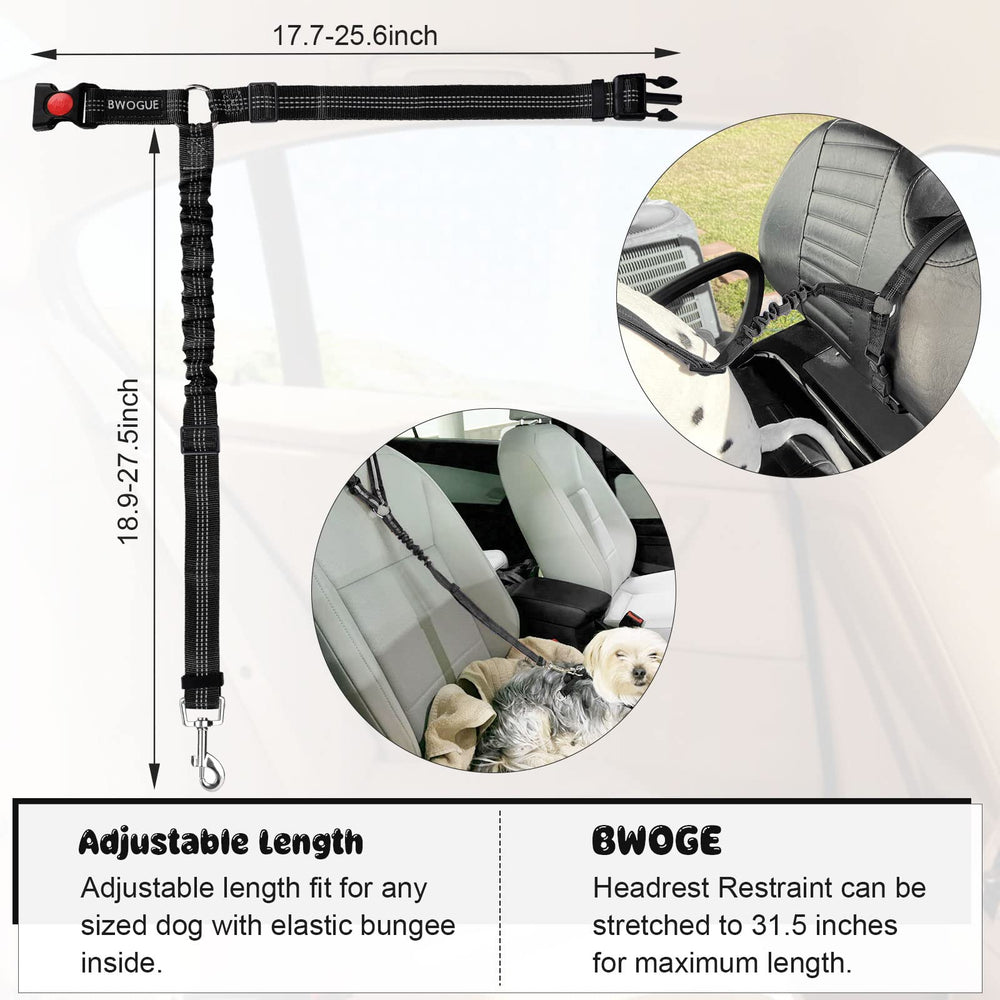 BWOGUE: attache-tête voiture réglable, installation rapide et sécurisée.