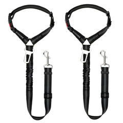 BWOGUE ceinture chien voiture avec elastique bungee pour voyage sûr