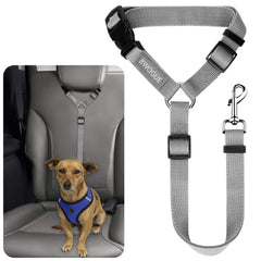 BWOGUE: ceinture de sécurité animale, fixée à l’attache-tête pour voiture.