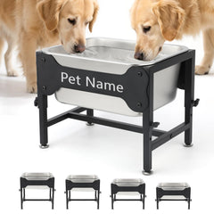 BWOGUE gamelle elevee 3 gal pour chien—grande capacité et stabilité.