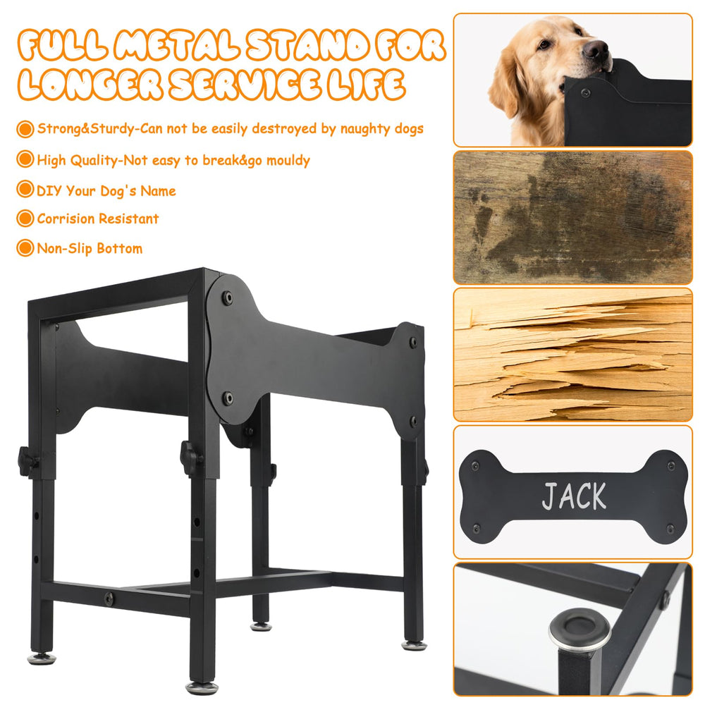BWOGUE gamelle elevee 15 pouces—idéale pour grands chiens et seniors.