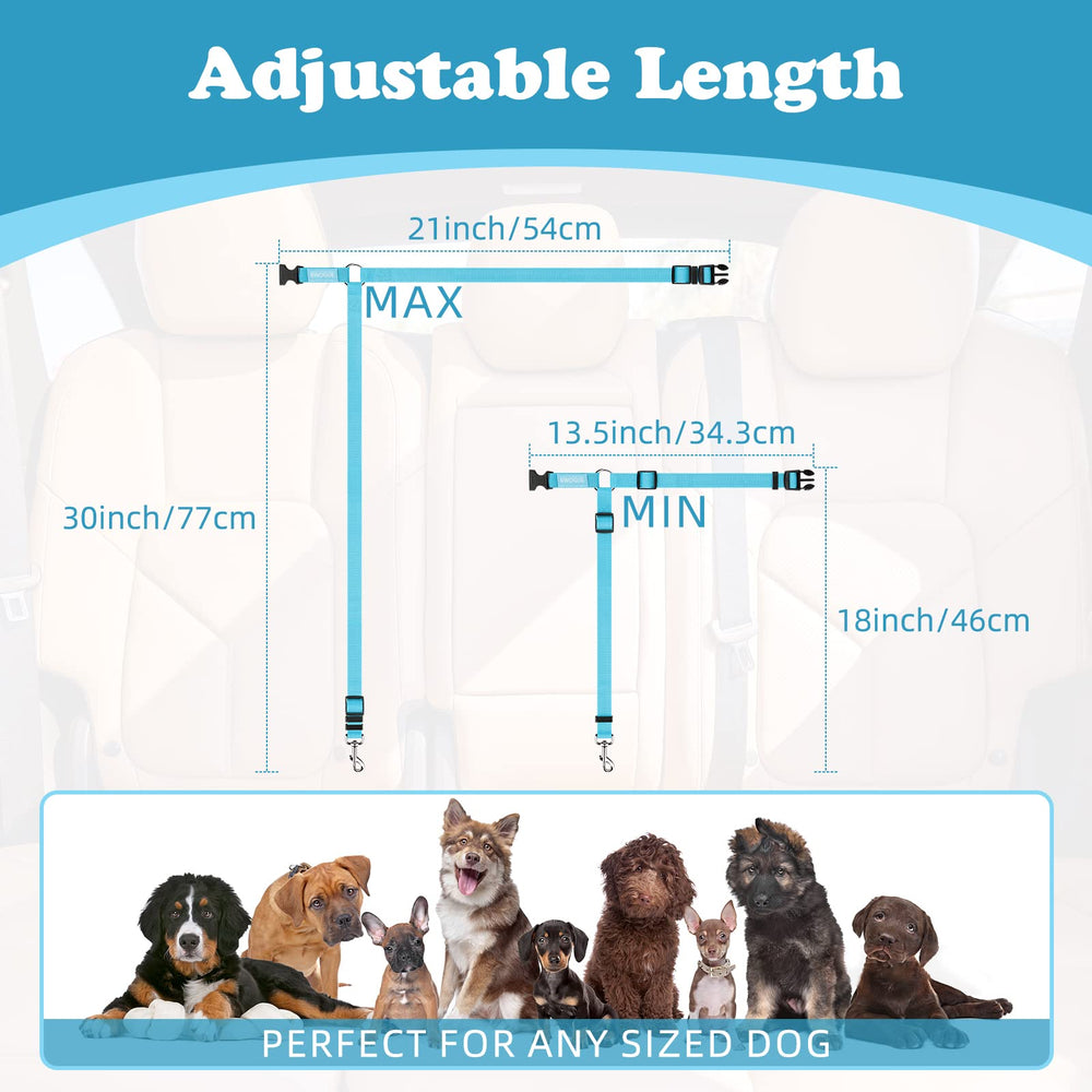 BWOGUE longueur reglable 18-30 pouces – s'adapte à toutes les tailles d'animaux.