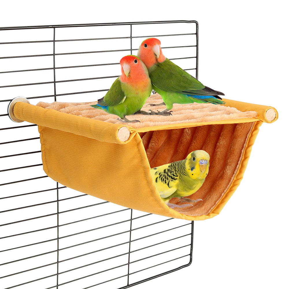 BWOGUE nid chaud hiver jaune: cocon douillet pour repos d oiseaux