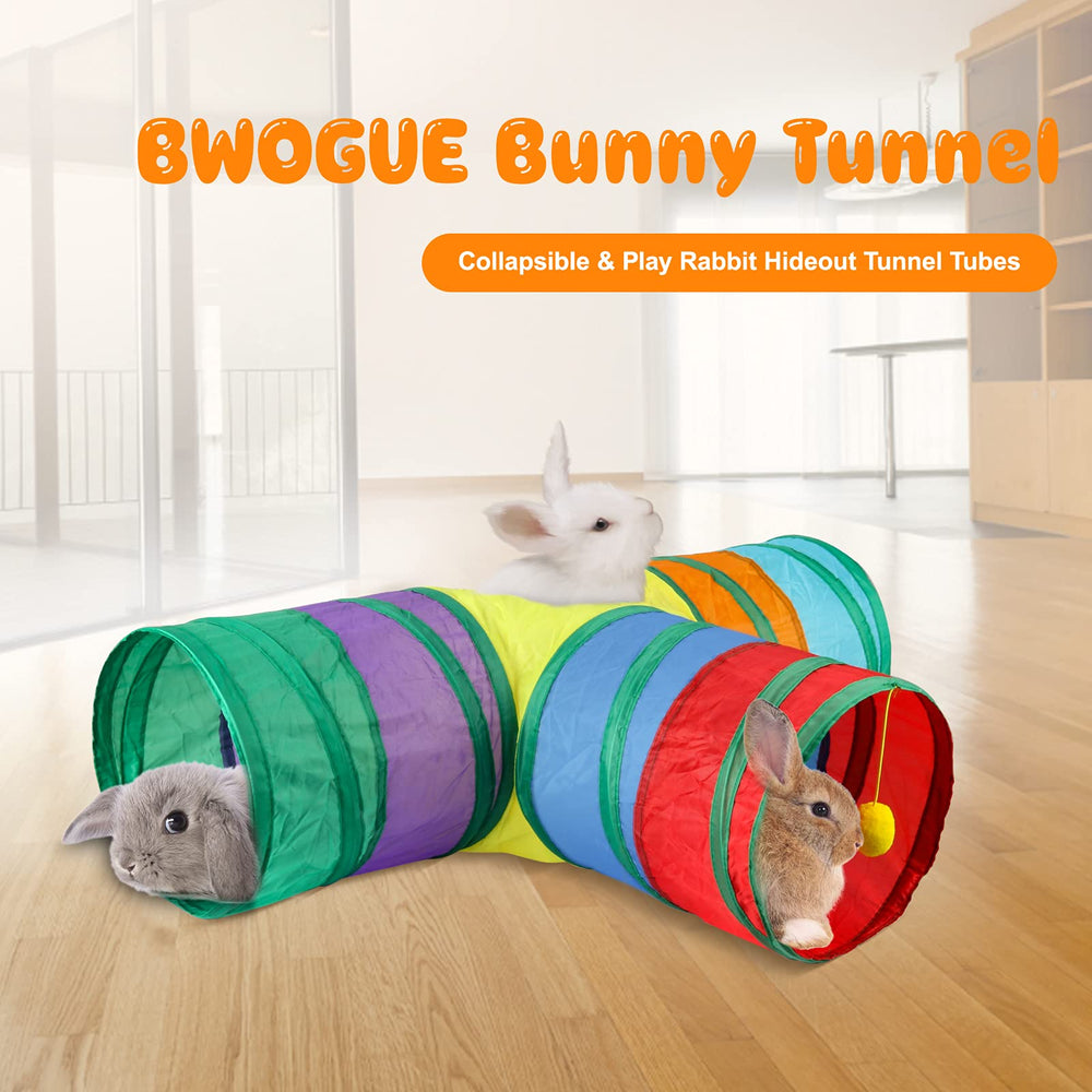 BWOGUE tunnels-lapin-durable-structure: construction robuste et cadre flexible.