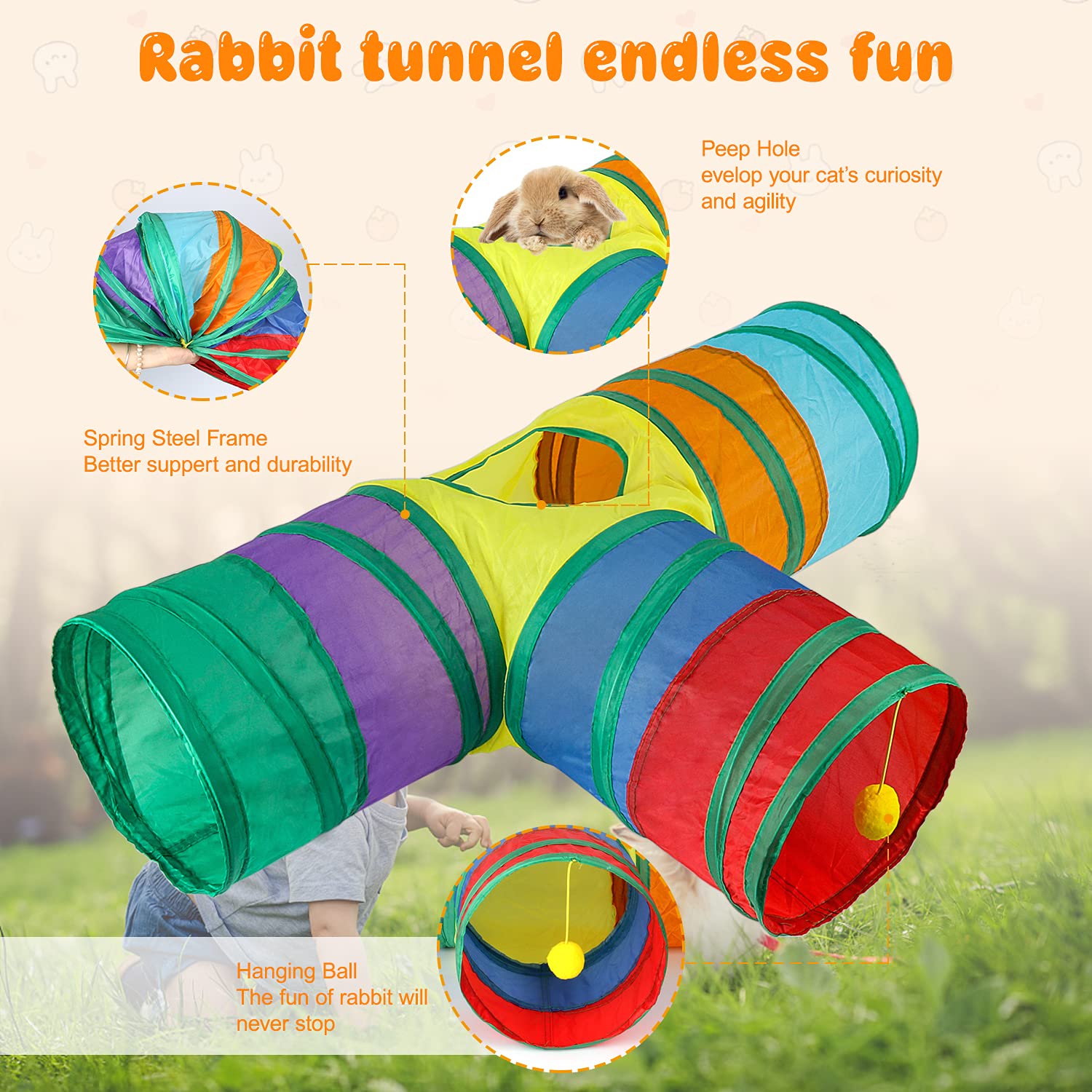 BWOGUE tunnels-lapin-exercice-quotidien: activité physique possible.