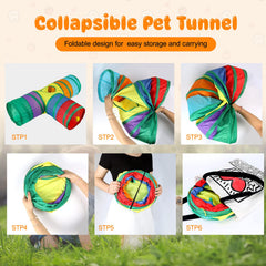 BWOGUE tunnels-lapin-refuge-petits-animaux: espace privé et sécurisant.