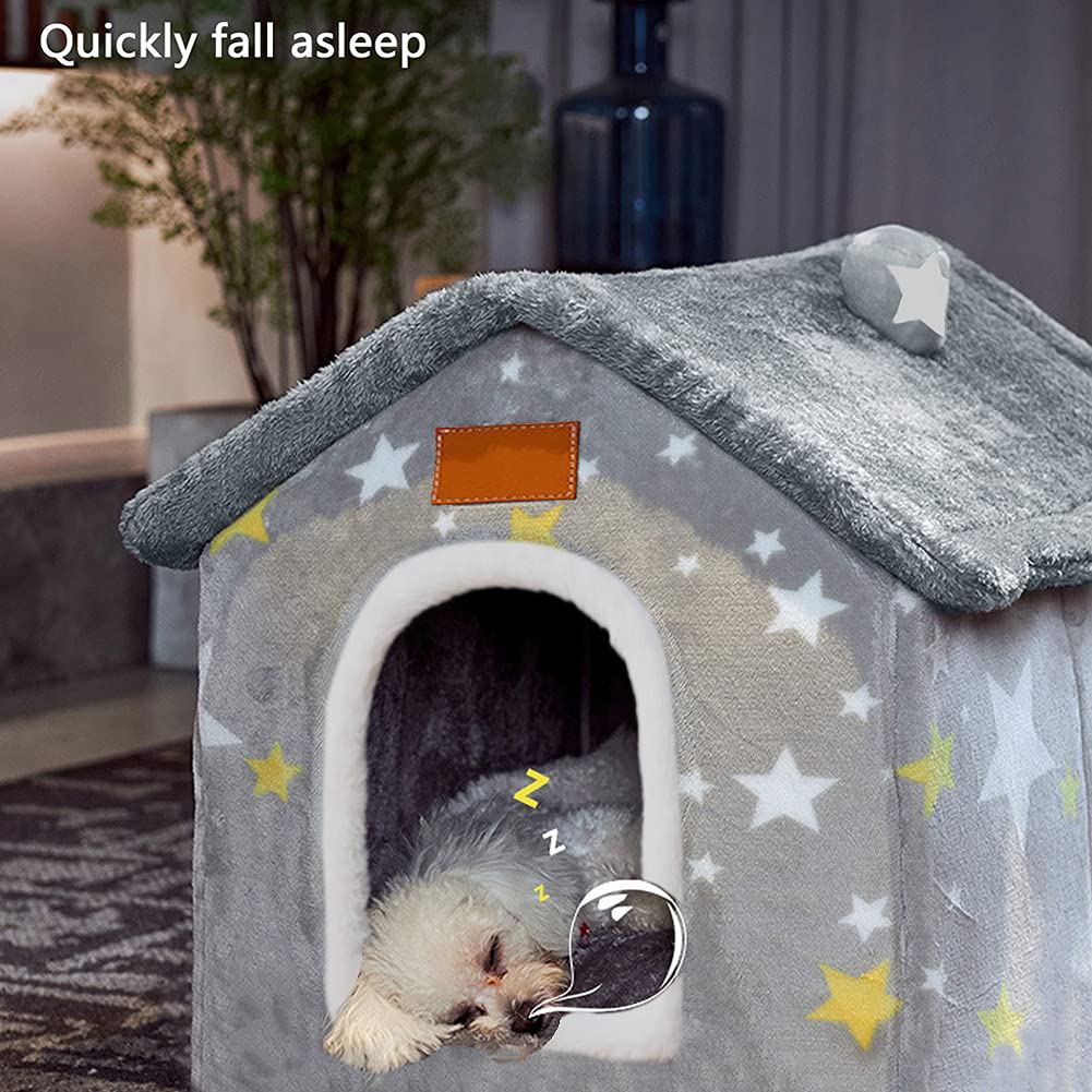 BXEBUI Maison chien design blanc qui s'harmonise avec tout décor.