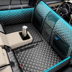 BYI Housse arrière lit chien pour trajets confortables.