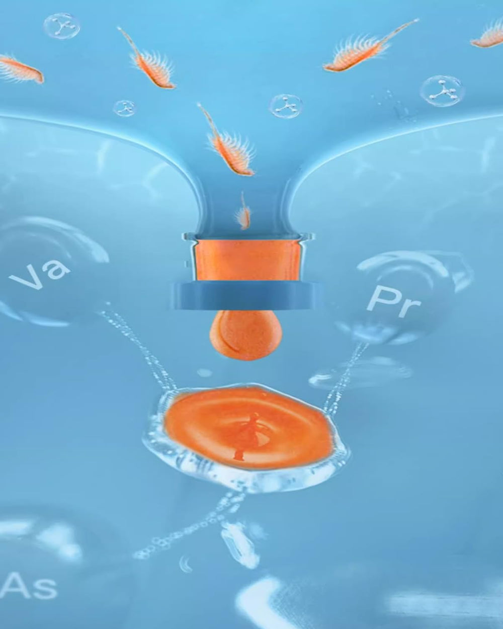 Idéale pour nourrir alevins et petits poissons exigeants.
