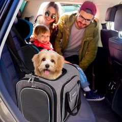 Bytaoqipet transporteur chat sous siège, base renforcée offrant stabilité durant les trajets.