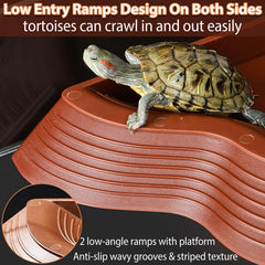 BZCWHWY tortue bain demontable haut: nettoyage facile sans perturber l’aménagement.