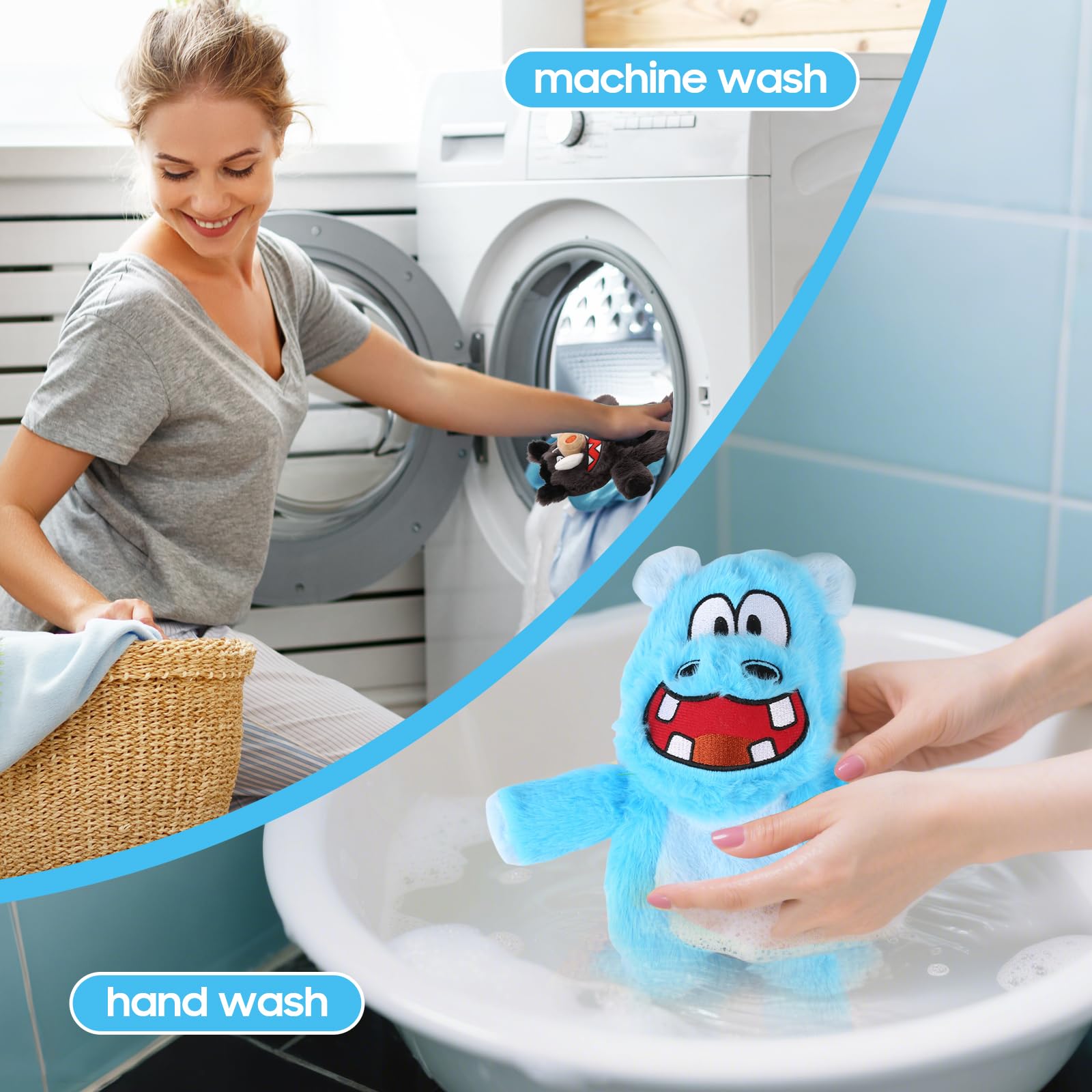 Jouet Bzonsmart lavage en machine, entretien pratique et efficace