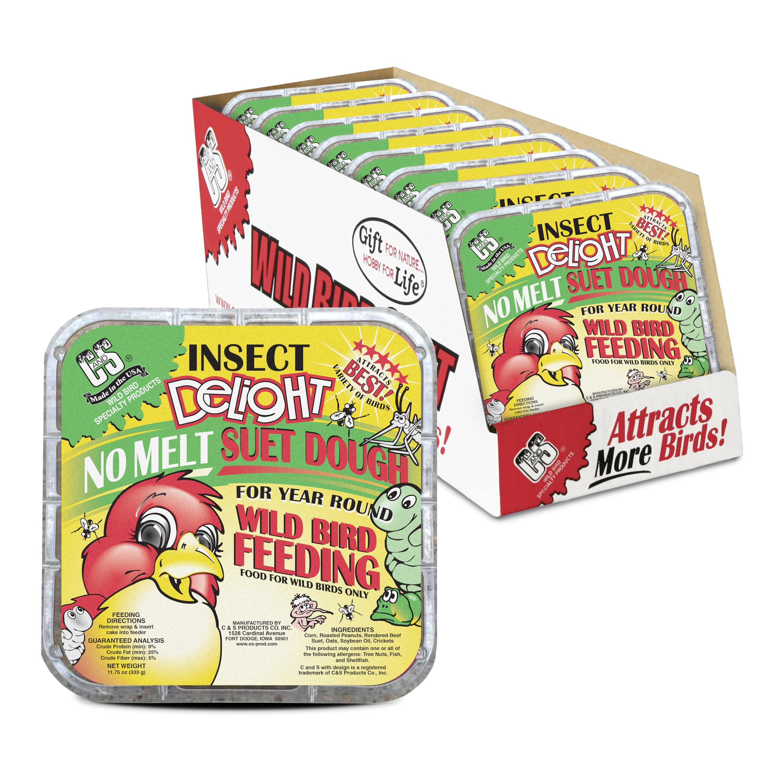 C&S Délice Insectes sur emballage prêt à utiliser.