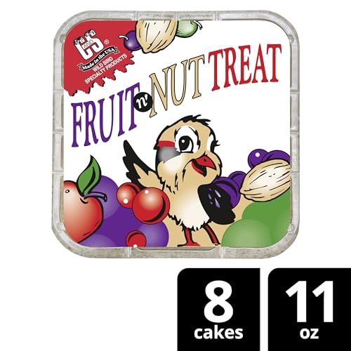 C&S Fruit n’ Nut Suet Treat énergie concentrée pour migration et activités quotidiennes