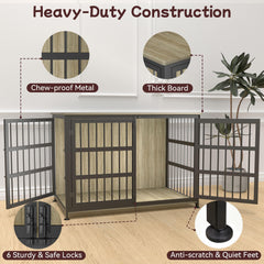 CABZOON cage chien dimensions intérieures adaptées pour grands chiens.