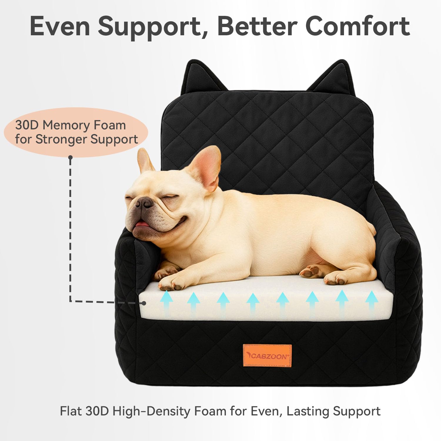 CABZOON housse lavable-siege-chien facilite le nettoyage après chaque voyage