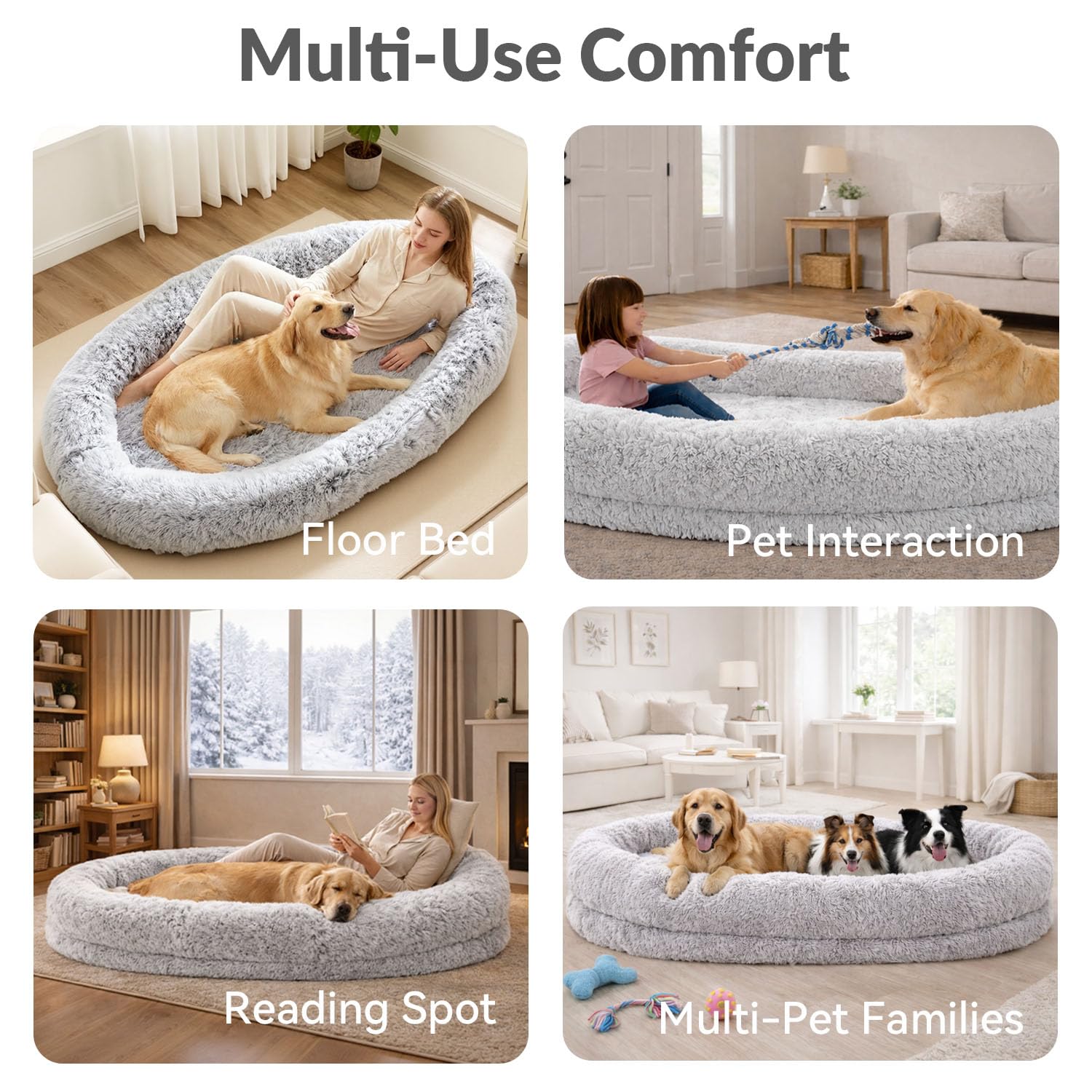 CABZOON lit humain – poignée portable pratique pour le transport.