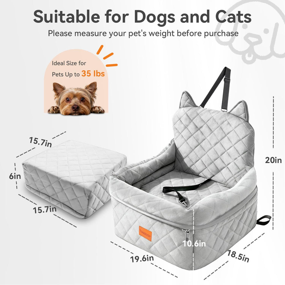 CABZOON siège-auto chien haut – compatibilité véhicules variés
