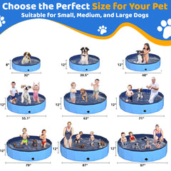 PISCINE CHIEN CACSPS en plastique dur avec fond anti-glisse pour plus de sécurité.