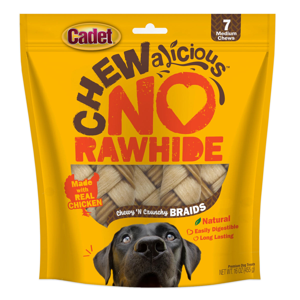 Cadet Chewalicious Braid texture double : mastiquer avec une double texture.