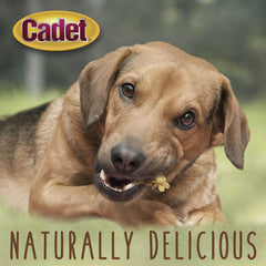 Cadet enrobés Poulet-Pomme : portion adaptée pour chiens de tous âges.