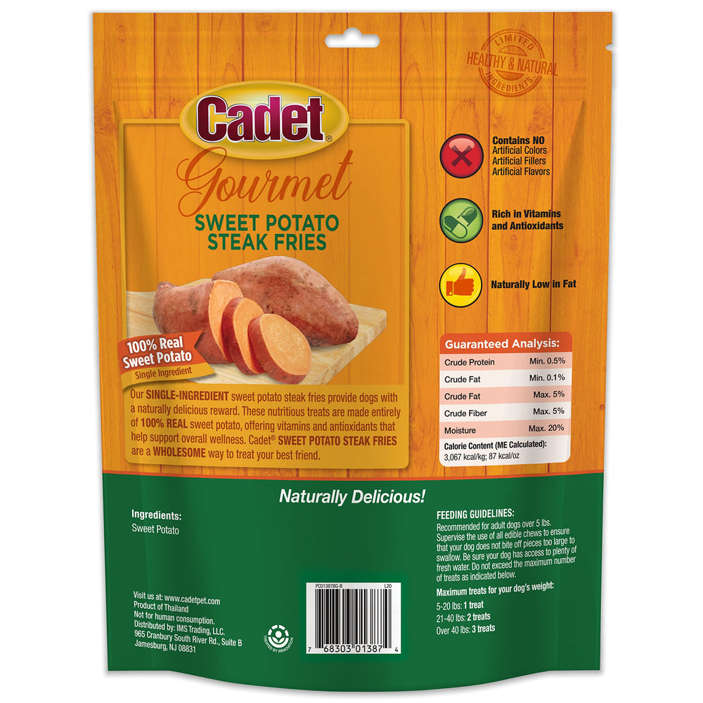 Cadet frites patate douce – vitamines et antioxydants bénéfiques.