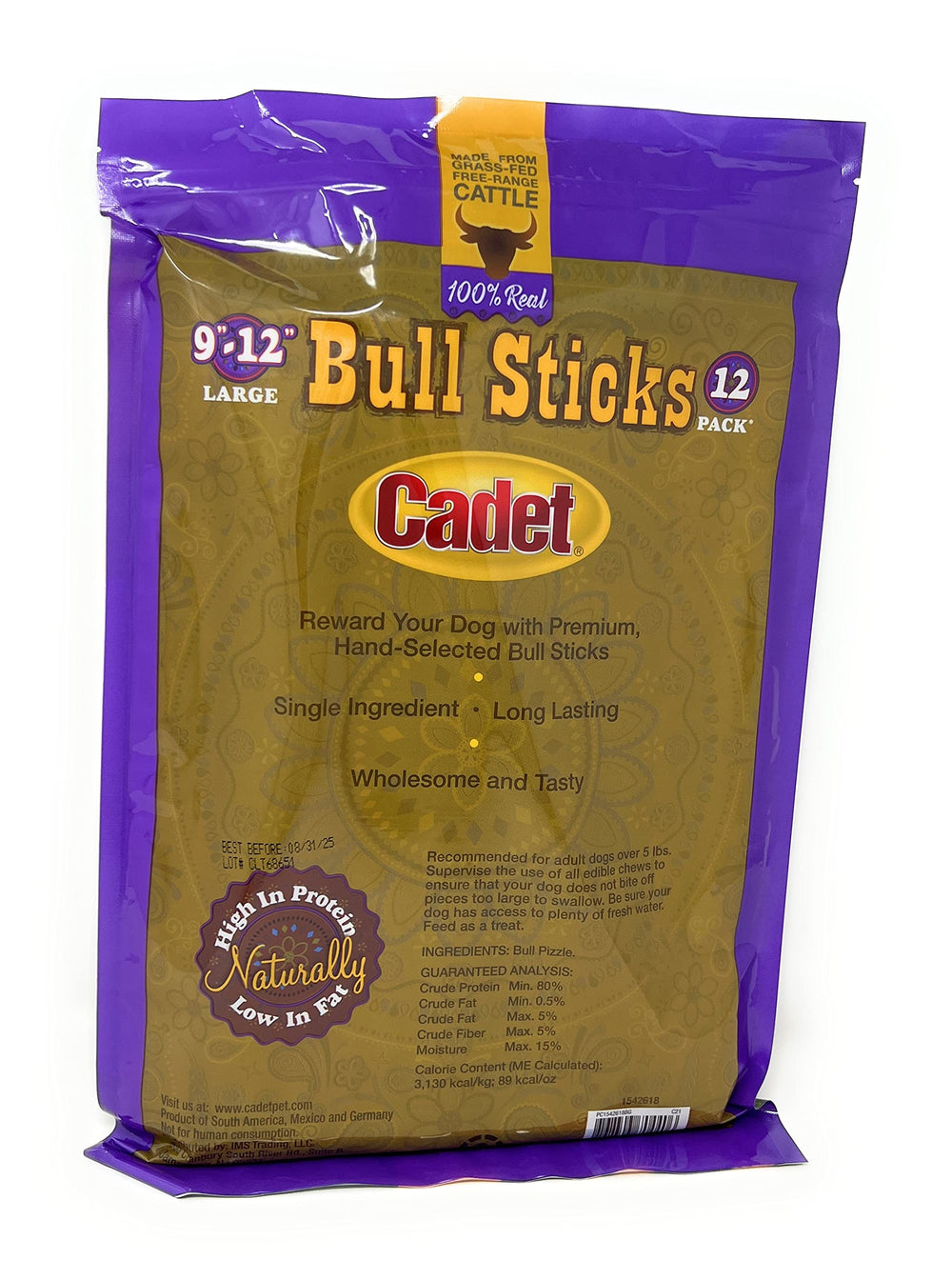 Cadet Gourmet bâton silhouette chien, image de chien profiter d'un repas récréatif