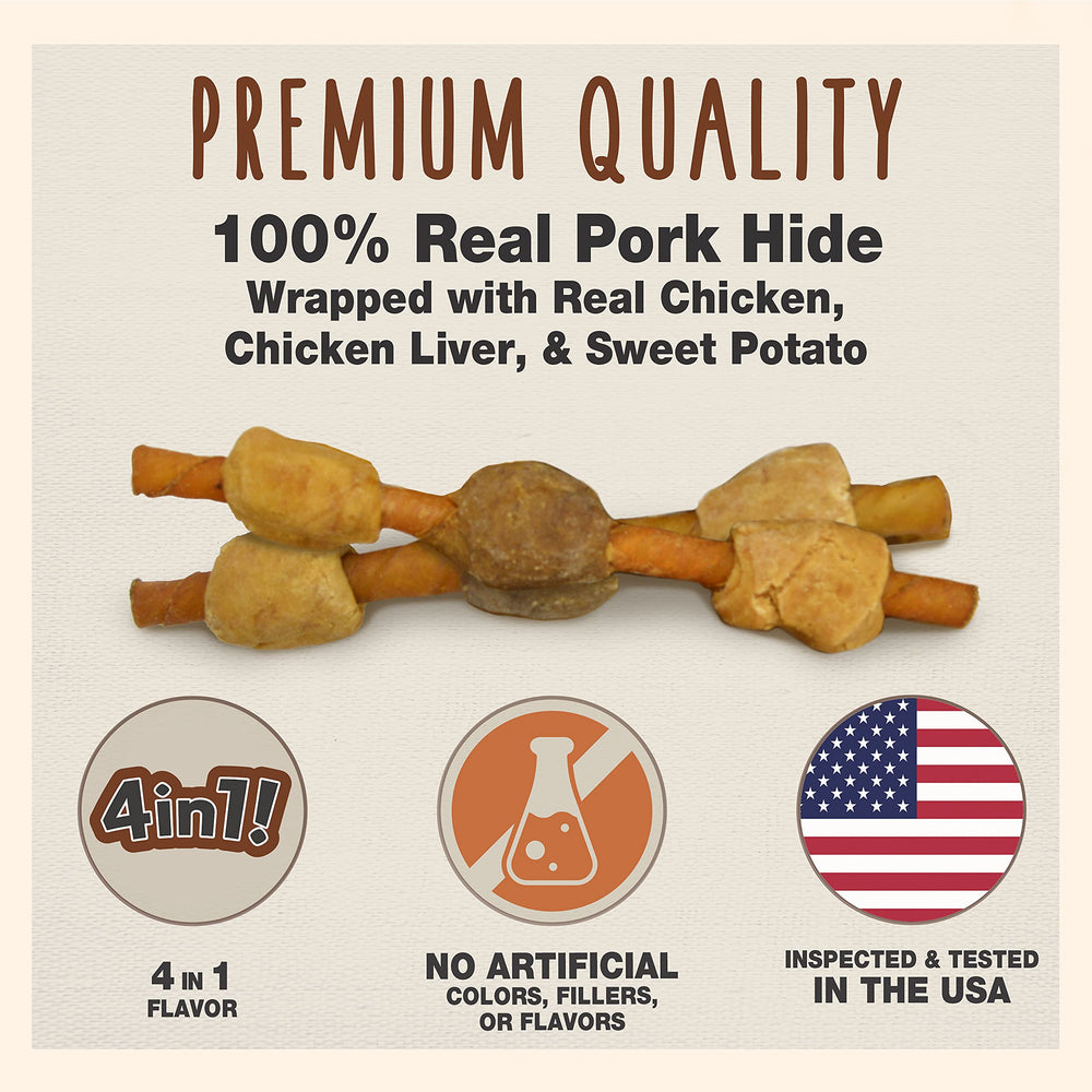 Cadet Gourmet brochettes poulet et foie pour petit chien, goût riche et texture attrayante