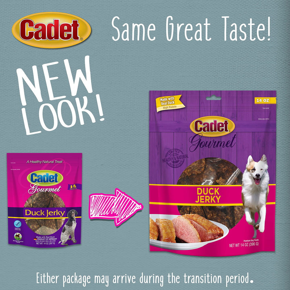 Cadet Gourmet Canard Jerky fabrication aux etats-unis – contrôle qualité rigoureux.
