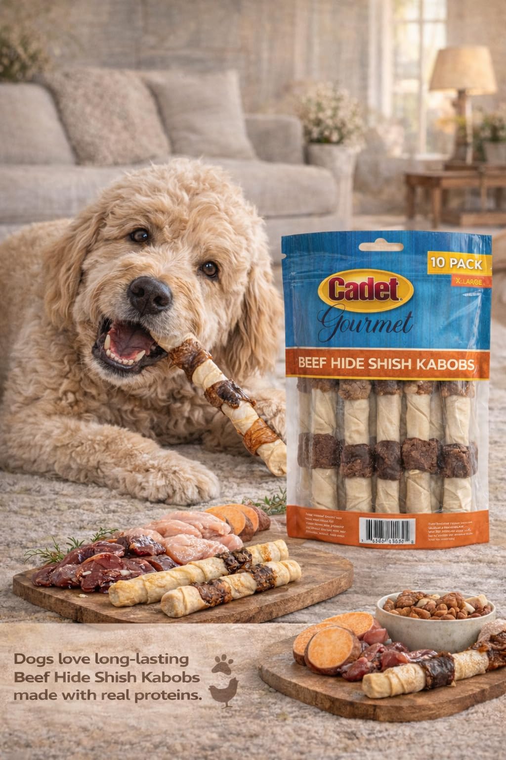Cadet XL, vue d ensemble, récompense durable pour chien