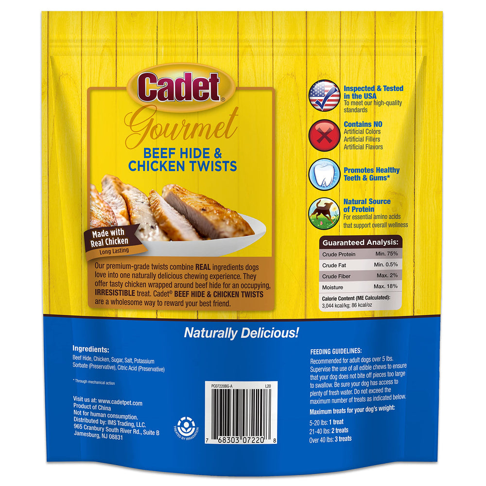 Cadet Gourmet emballage boeuf-poulet, emballage pratique et présentation claire