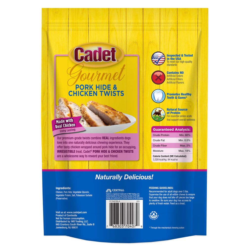 Cadet Gourmet ingrédients limités, sans colorants artificiels.