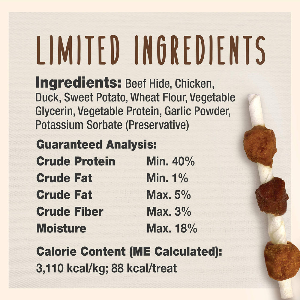 Cadet Gourmet ingredients patate douce poulet canard, protéines réelles et légumes