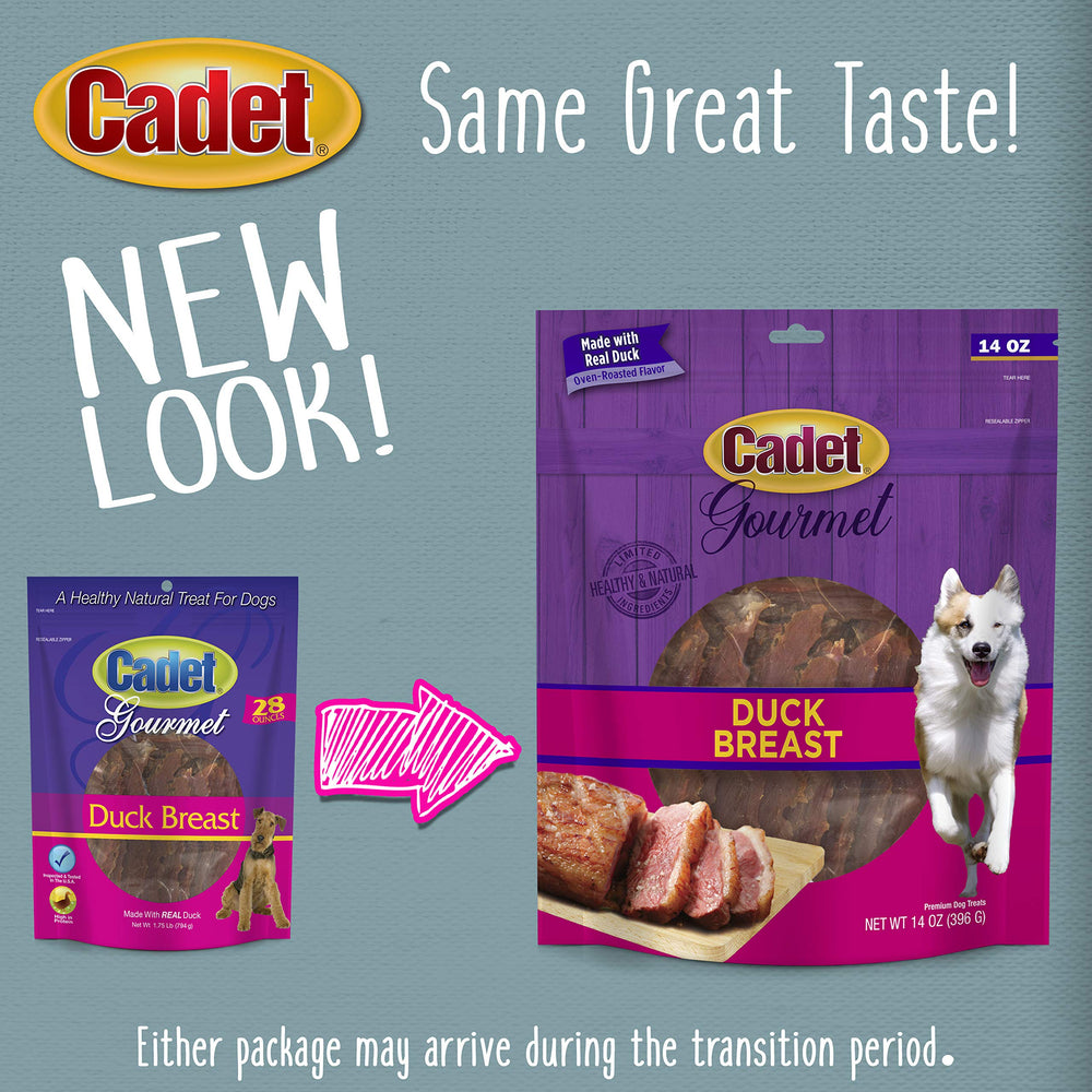 Cadet Gourmet Poitrine de Canard Jerky, friandise à haute teneur en protéines